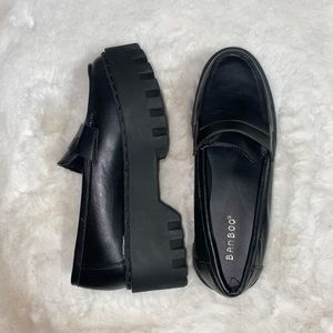 2” platform slip on flats